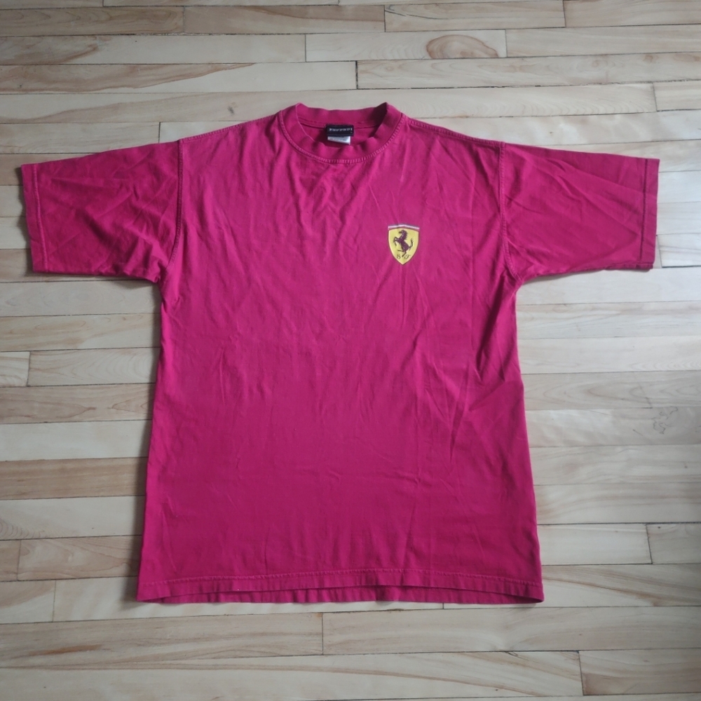 Vintage Ferrari Official Licensed Product Racing 90s Red Tee Shirt